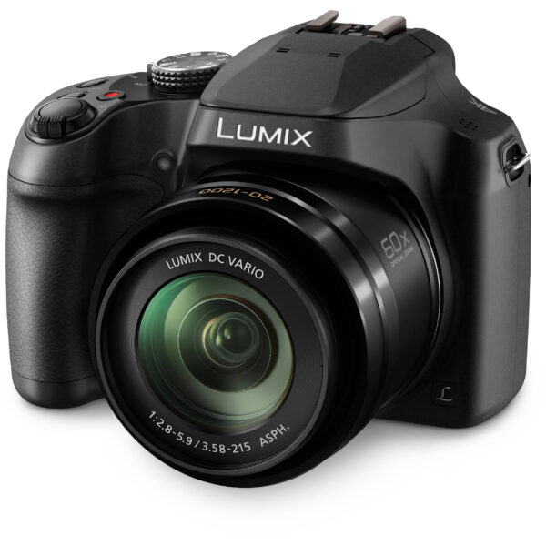 Panasonic Lumix DC-FZ80 18.1MP 4K Digital Camera - Black - 4533