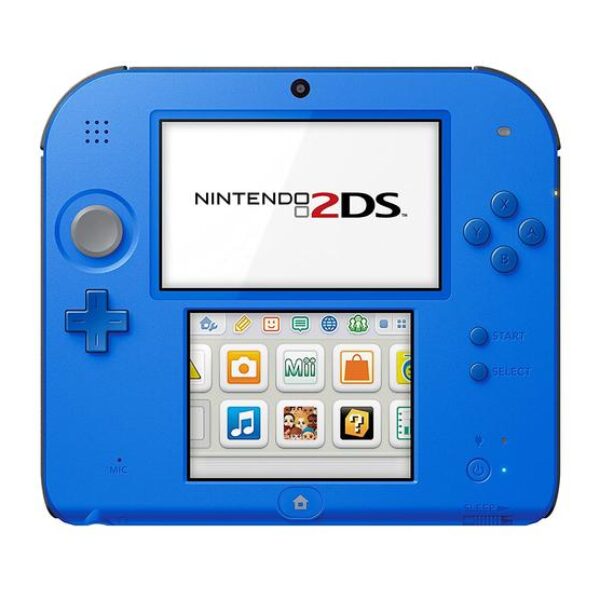 Nintendo 2DS (blue) handheld console