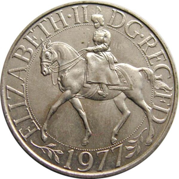 25 New Pence - Elizabeth II Silver Jubilee